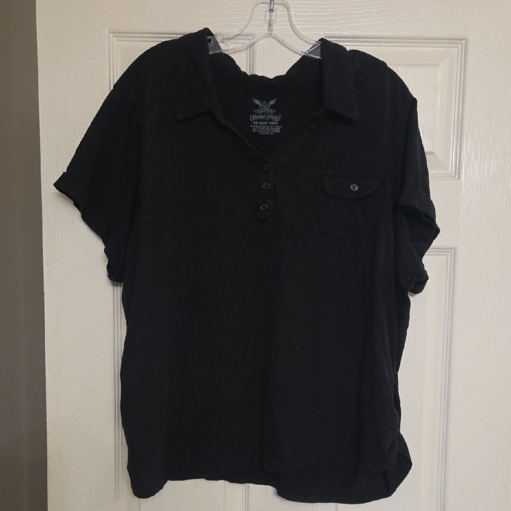 Faded Glory Women's Black Casual Shirt